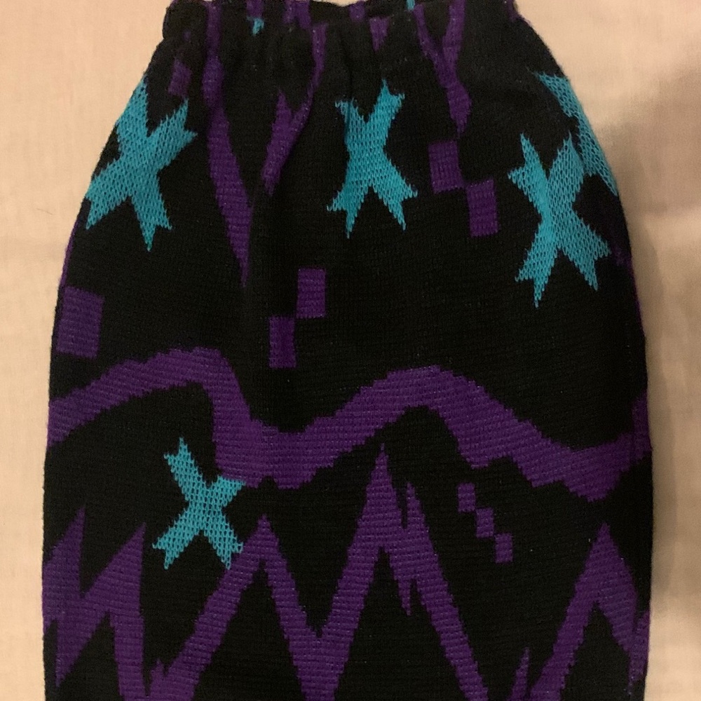 Wool sweater skirt